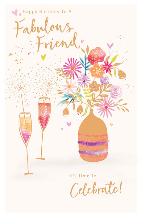 UKG 'Fabulous Friend' Birthday Card