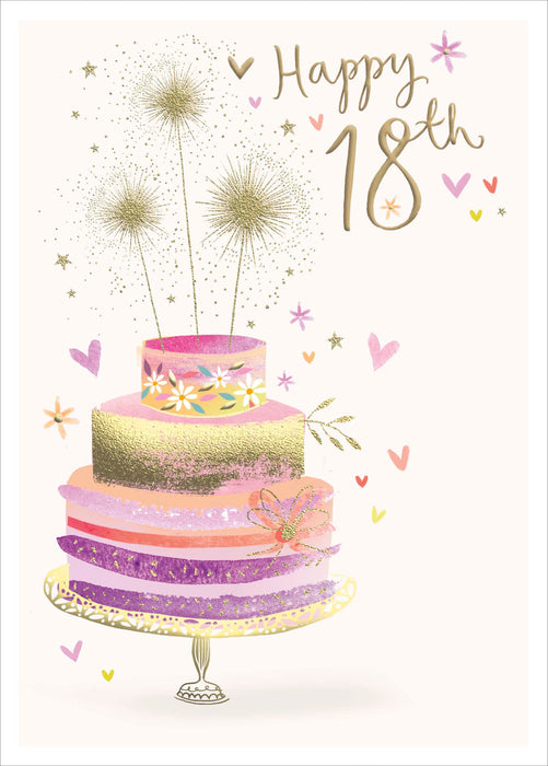 UKG '18th' Birthday Card
