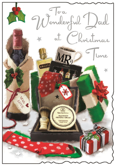 Jonny Javelin 'Dad Presents Socks' Christmas Card