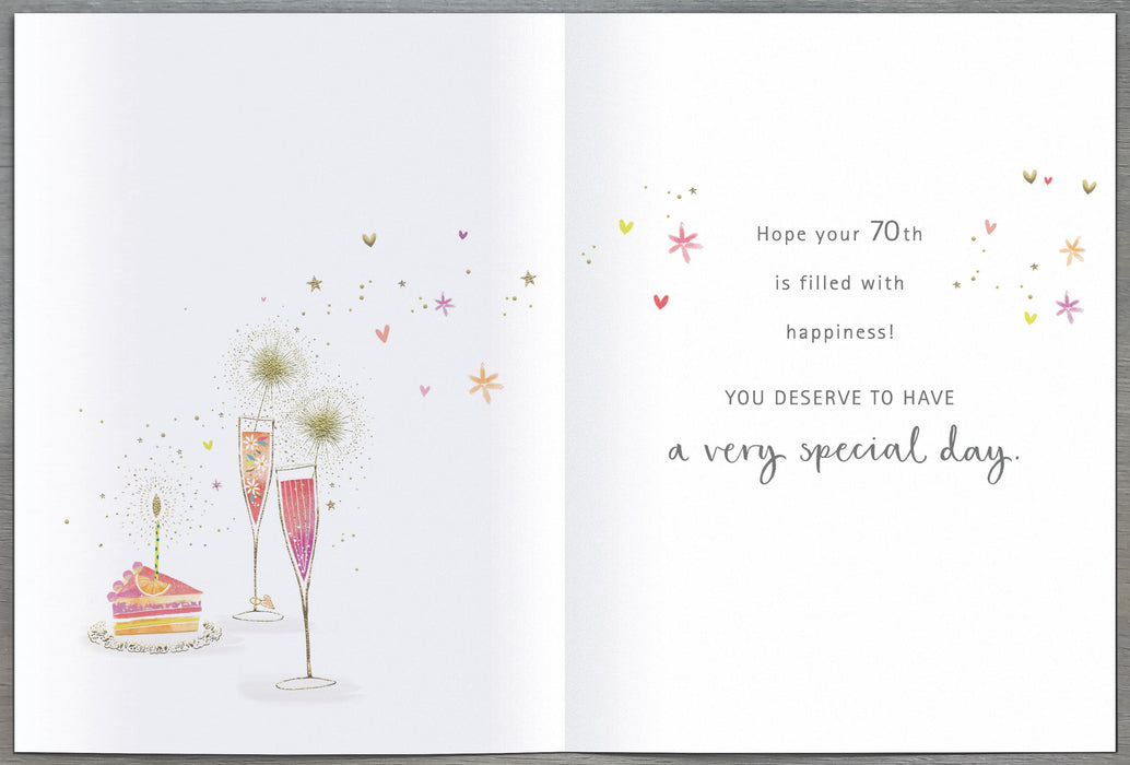 UKG 'Happy 70th Birthday' Card