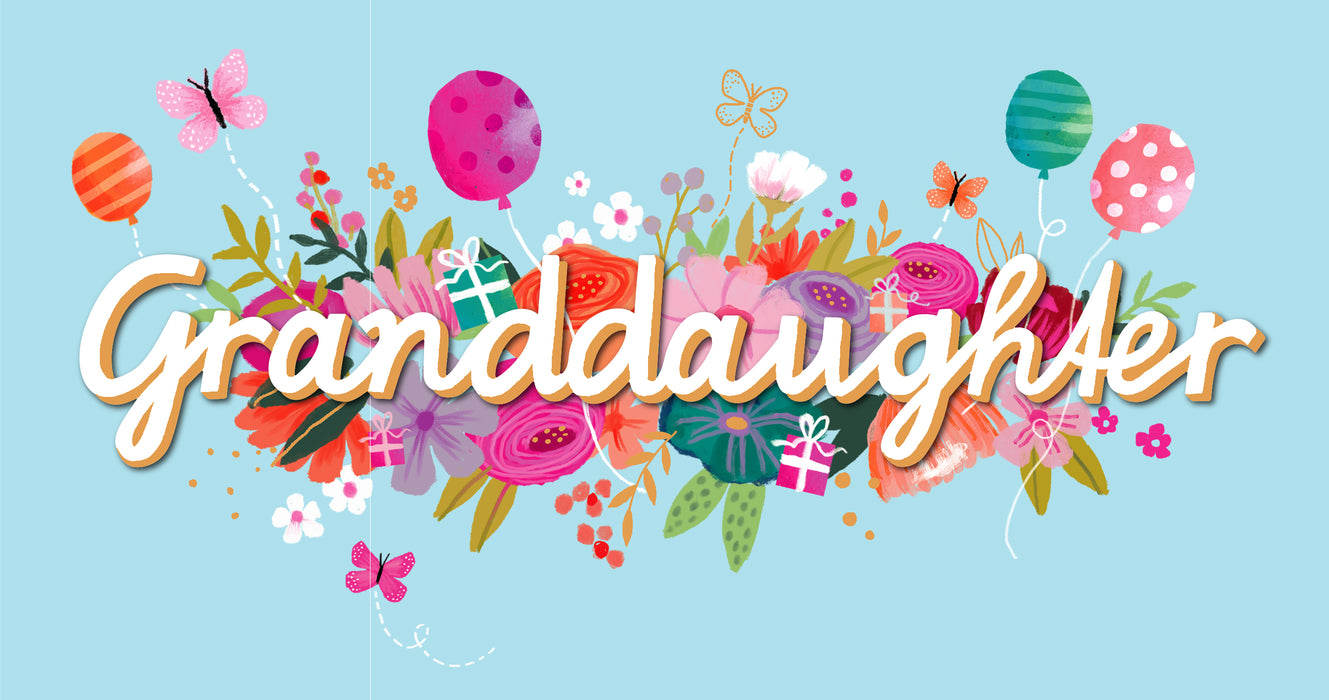 UKG 'Granddaughter' Birthday Card