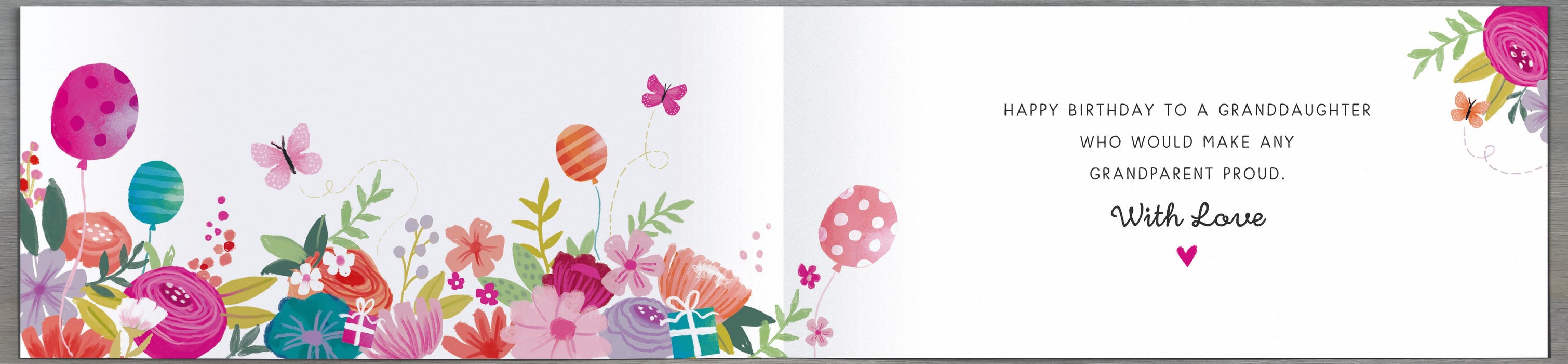 UKG 'Granddaughter' Birthday Card