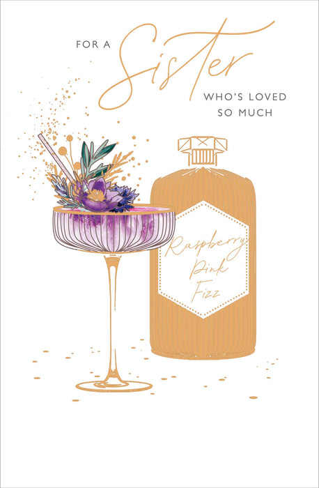 UKG 'For A Sister Who's Loved' Birthday Card