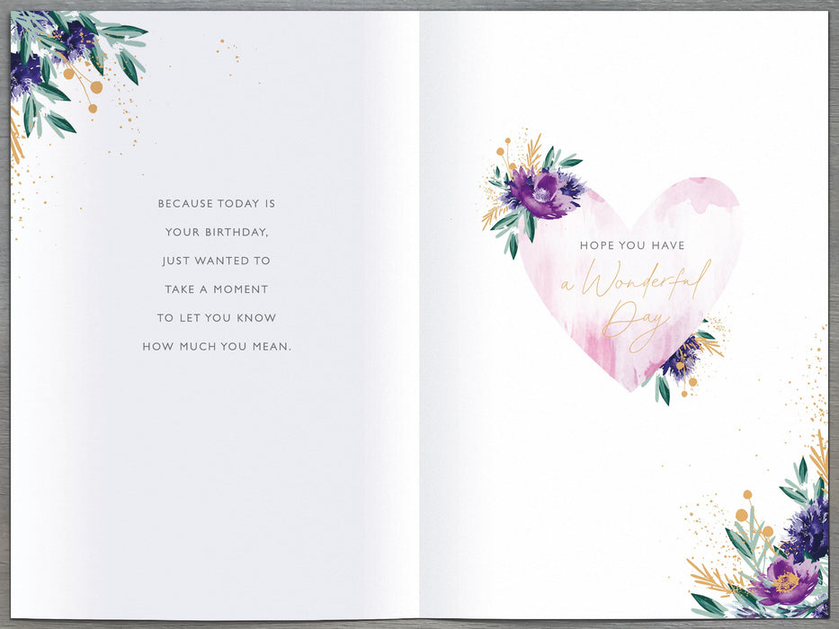 UKG 'For A Sister Who's Loved' Birthday Card