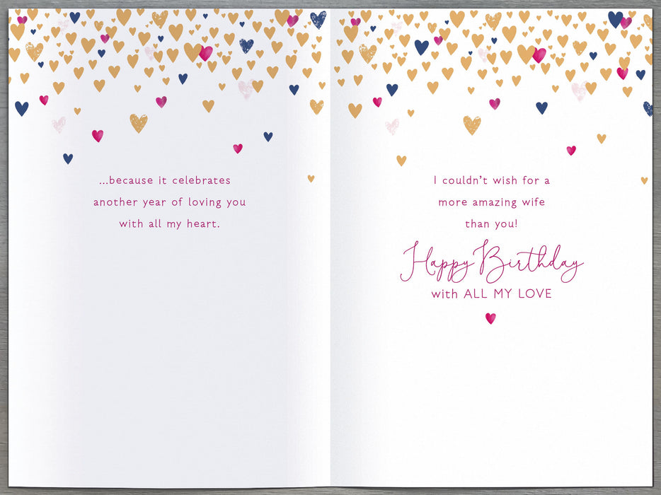 UKG 'Birthday Wishes To My Lovely Wife' Birthday Card