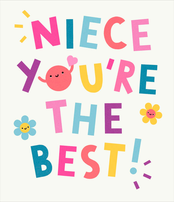 UKG 'Niece You're The Best' Birthday Card