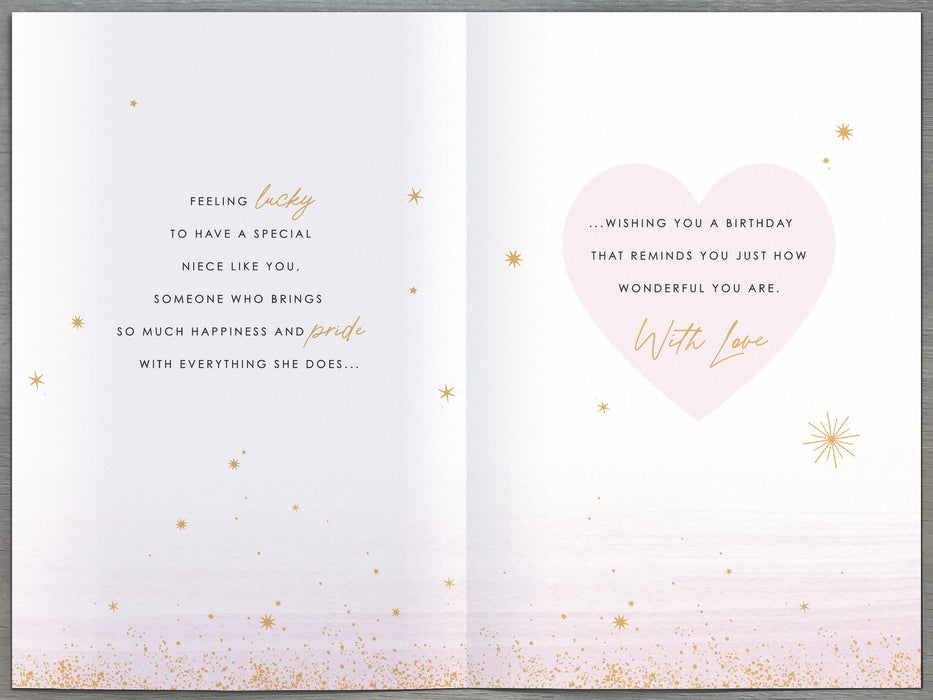 UKG 'Just For You Niece' Birthday Card