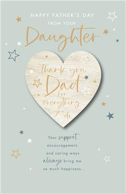 UKG 'From Your Daughter' Father's Day Card