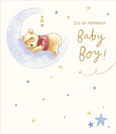 UKG 'Its An Adorable Baby Boy' New Baby Card