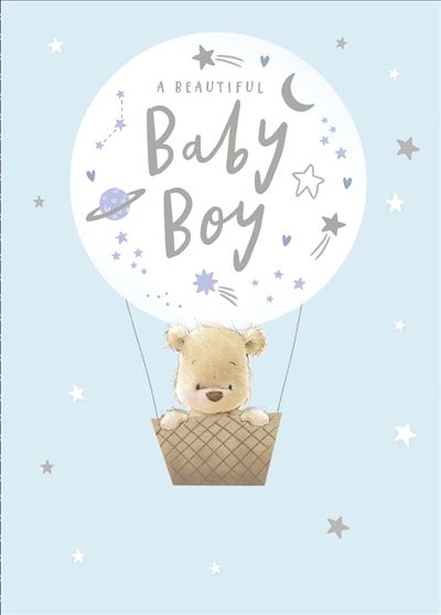UKG 'A Beautiful Baby Boy' New Baby Card