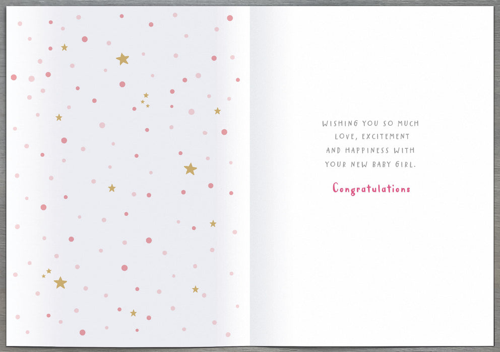 UKG 'A Beautiful Baby Girl' Card