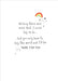 Motivational quote with a rainbow on a white background