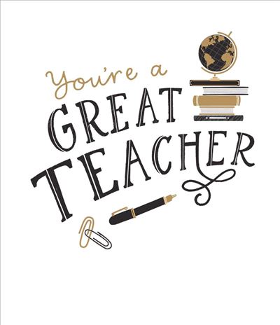 UKG 'You're A Great Teacher' Thank You Card