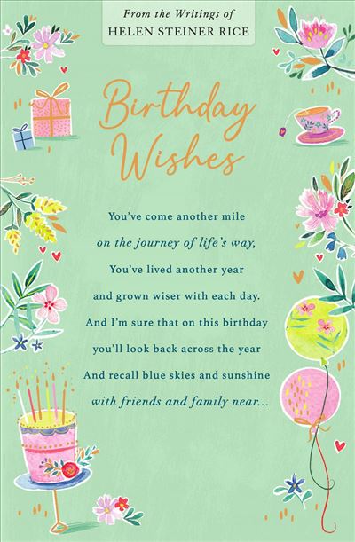 UKG 'Birthday Wishes ' Birthday Card