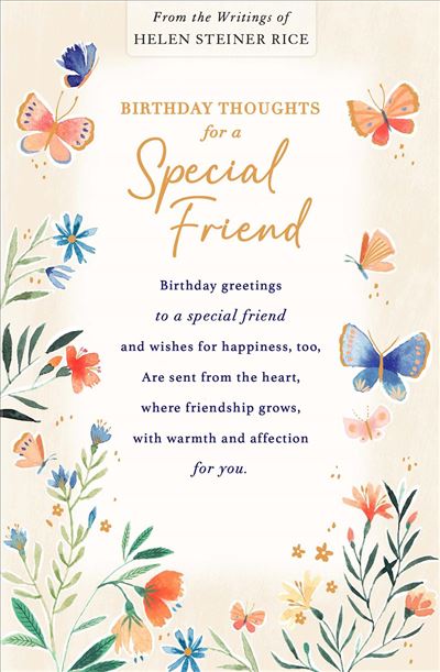 UKG 'Thought For A Special Friend' Birthday Card