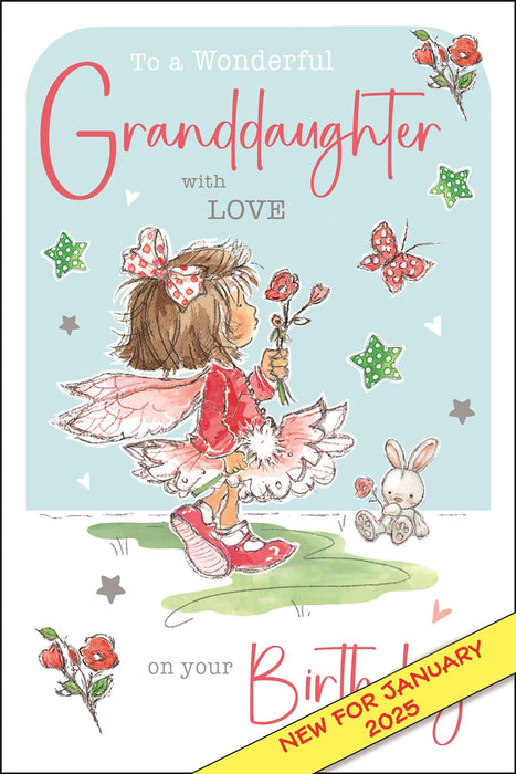 Jonny Javelin 'To A Wonderful Granddaughter' Birthday Card