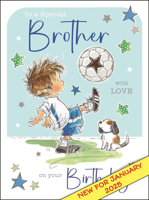 Jonny Javelin 'To A Special Brother' Birthday Card