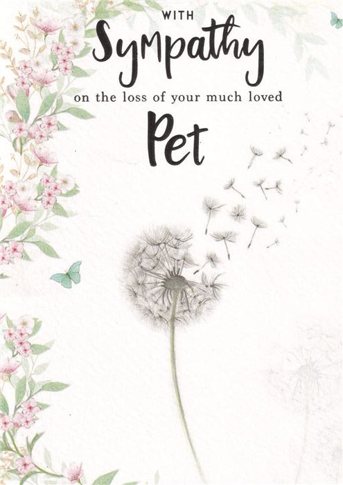 ICG 'With Sympathy On The Loss Of Your Much Loved Pet' Sympathy Card
