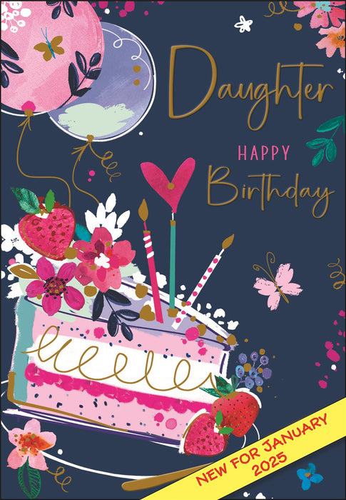 Jonny Javelin 'Daughter Happy Birthday' Birthday Card