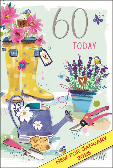 Jonny Javelin '60 Today' Birthday Card