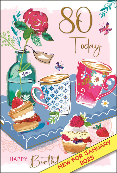 Jonny Javelin '80 Today' Birthday Card