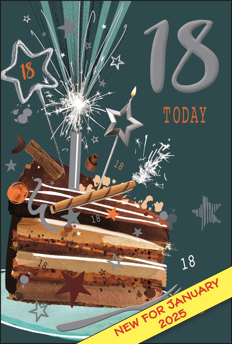 Jonny Javelin '18 Today' Birthday Card