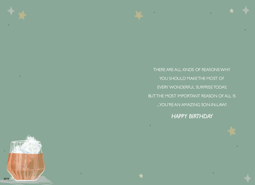 ICG 'For A Special Son-In-Law' Birthday Card