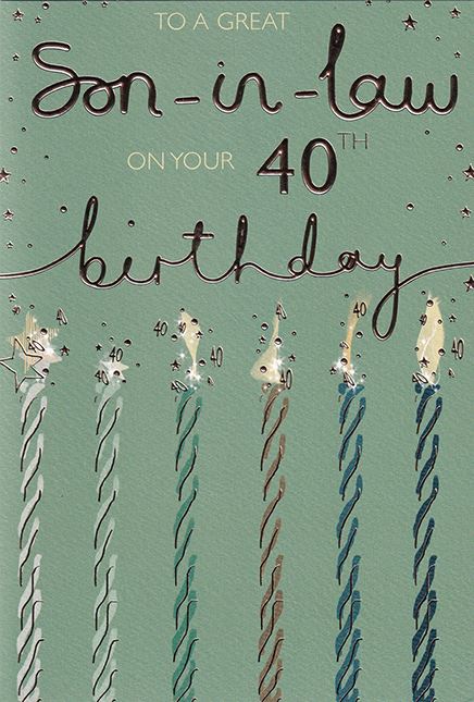 ICG 'For A Special Son-In-Law' Birthday Card