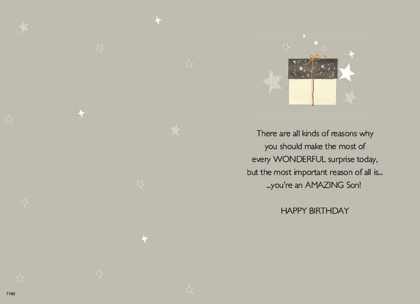 ICG 'For You Son' Birthday Card