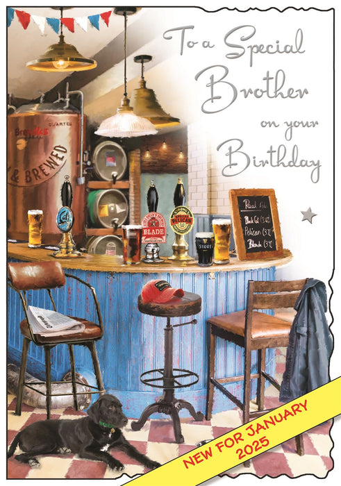 Jonny Javelin 'For A Special Brother' Birthday Card