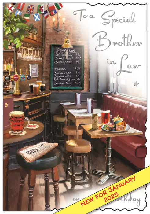 Jonny Javelin 'To A Special Brother In Law' Birthday Card