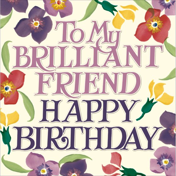 Woodmansterne Emma Bridgewater 'Birthday Flowers for a Special Friend' Birthday Card