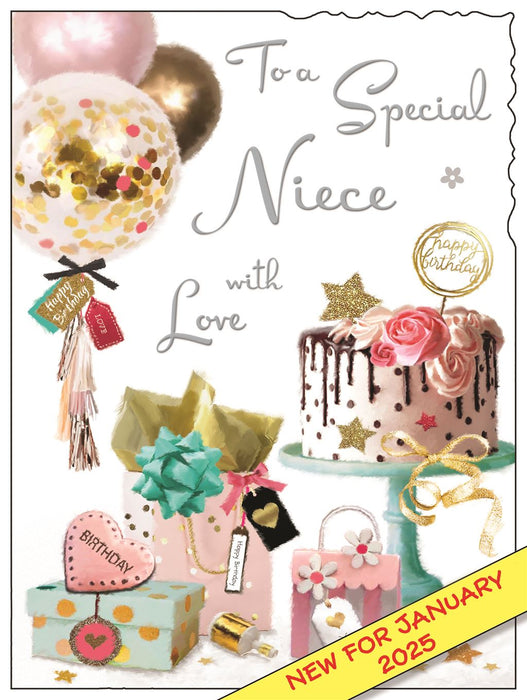 Jonny Javelin 'To A Special Niece With Love' Birthday Card