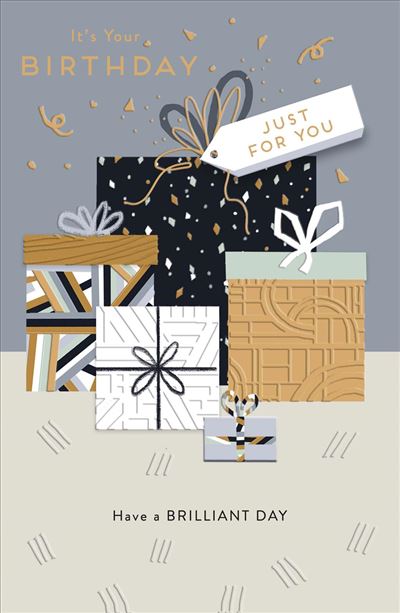 UKG 'Just For You Have A Brilliant Day' Birthday Card