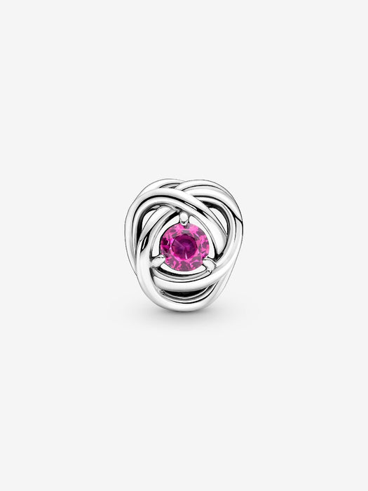 Pandora October Eternity Circle Charm Sterling Silver