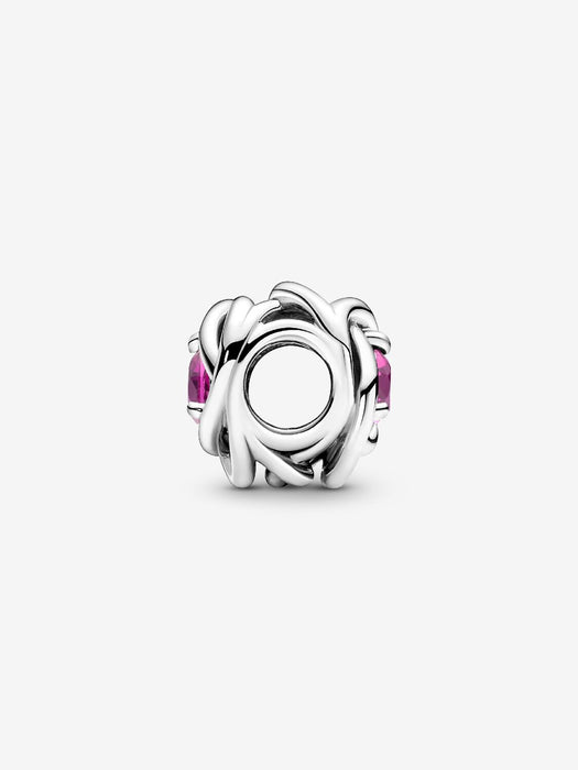 Pandora October Eternity Circle Charm Sterling Silver