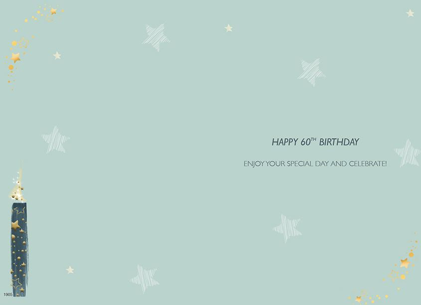 ICG 'For A Great Friend Happy 60th Birthday' Birthday Card