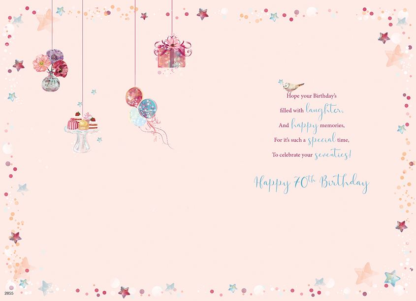 ICG Happy 70th Birthday Card