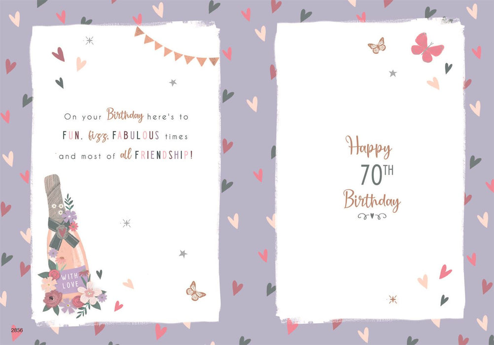 ICG Happy 70th Birthday Special Friend Card