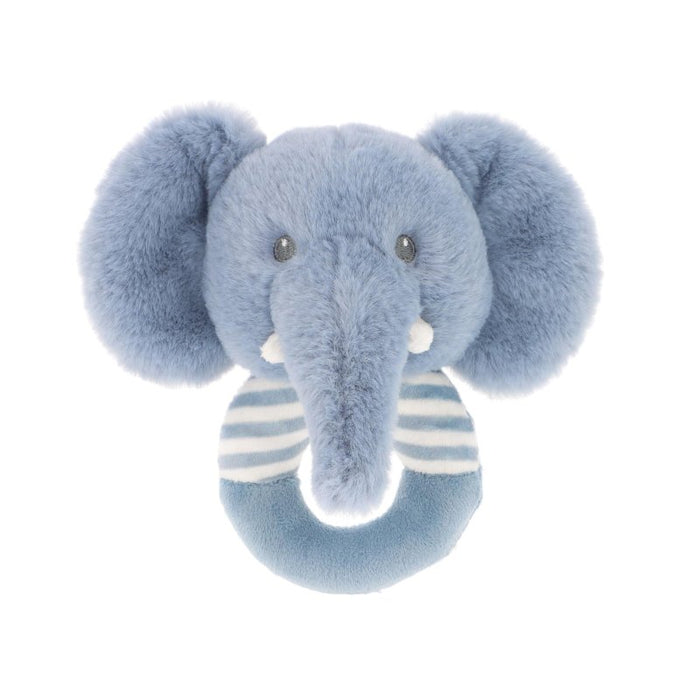 Keel Toys Baby Ezra Elephant Ring Rattle 14cm