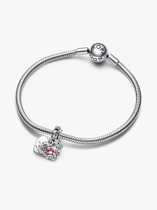Pandora Disney Winnie the Pooh & Piglet Double Dangle Charm Sterling Silver