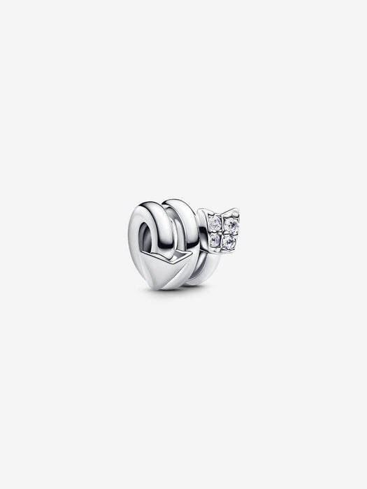 Pandora Twisting Arrow Silver Charm