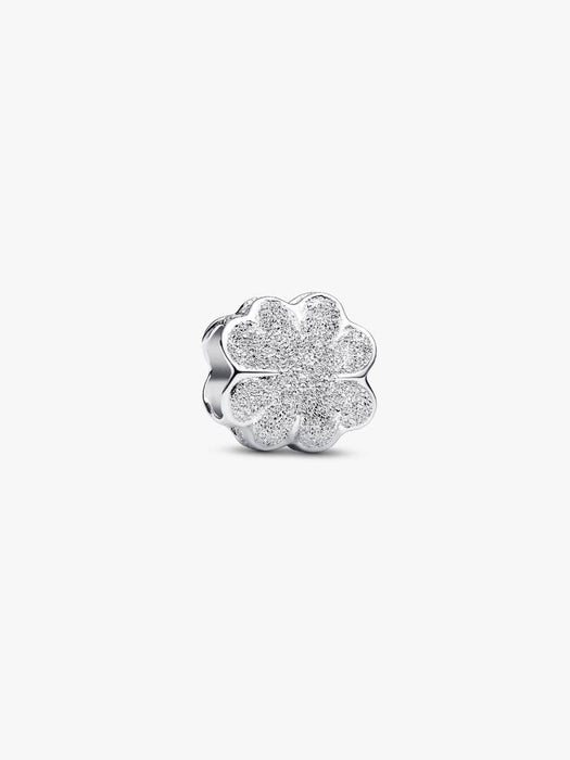 Pandora Textured Clover Mini Charm Sterling Silver