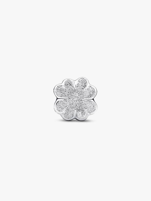 Pandora Textured Clover Mini Charm Sterling Silver
