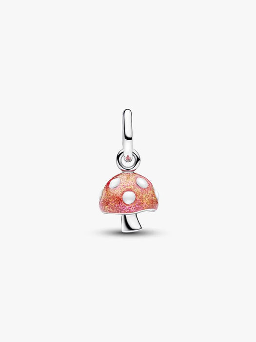 Pandora Glow-in-the-dark Mushroom Dangle Charm Sterling Silver