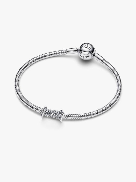 Pandora Amour Script Charm Sterling Silver