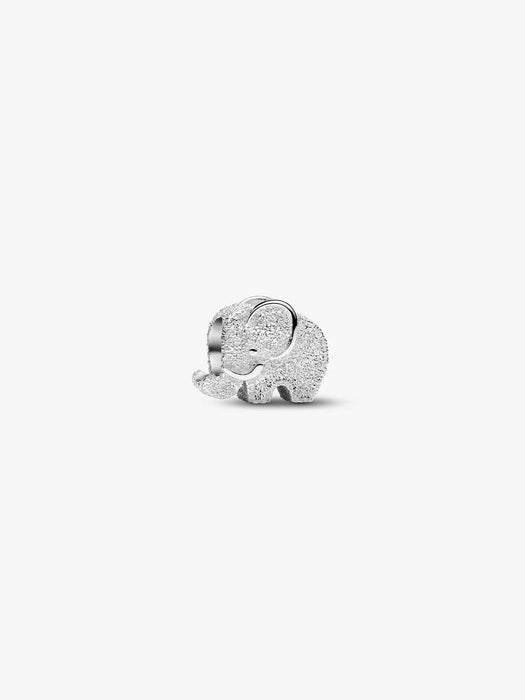 Pandora Textured Elephant Mini Charm Sterling Silver