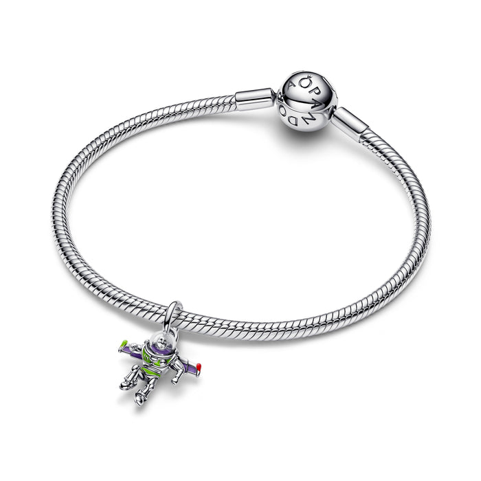 Pandora Disney Pixar Buzz Lightyear Dangle Charm Sterling Silver