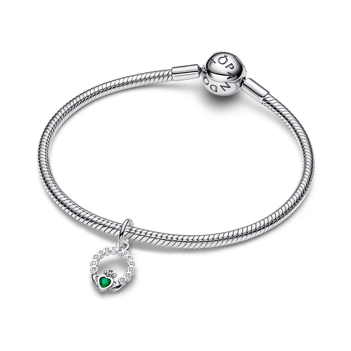 Pandora Claddagh Ring Dangle Charm Sterling Silver