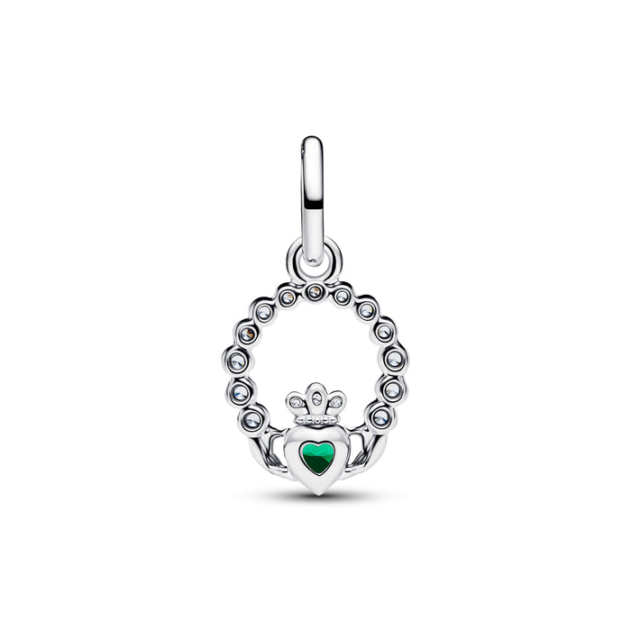 Pandora Claddagh Ring Dangle Charm Sterling Silver